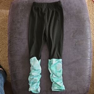Kids Black and Blue Leggings